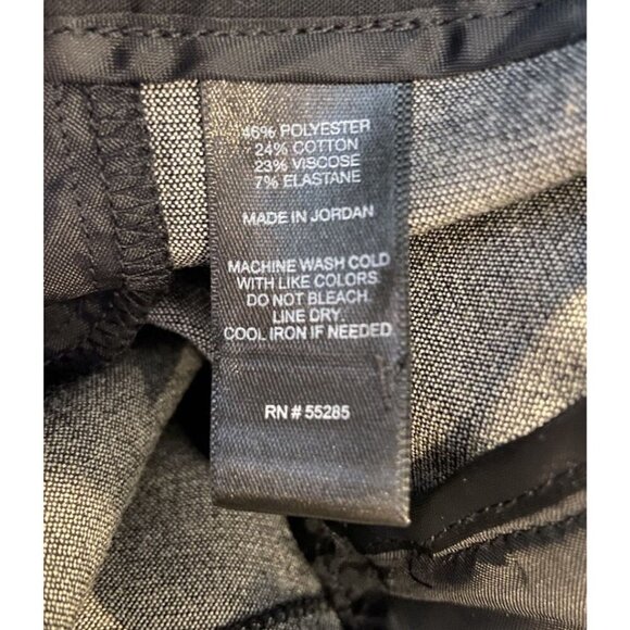 NWT Express Columnist Pants Barely Boot Low Rise Black Gray Size 12 Regular New - Picture 6 of 6